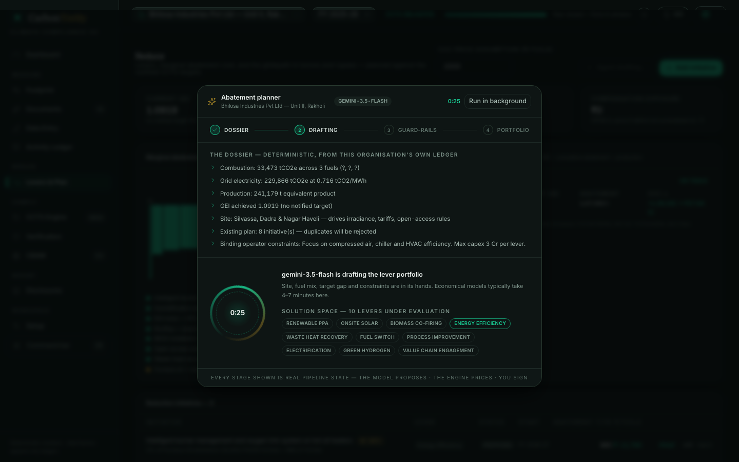 The agent theater — watching the strategist work in real time